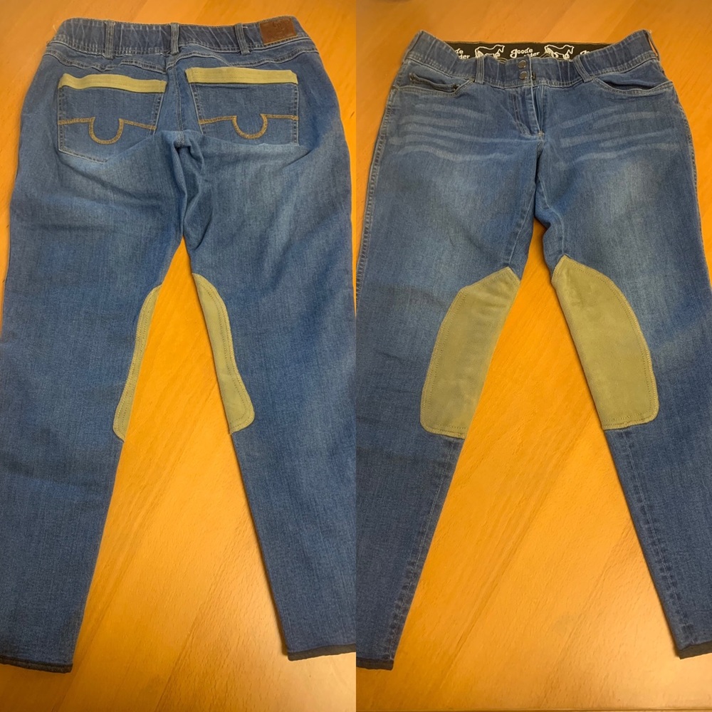 Good Rider Denim Breeches 36L
